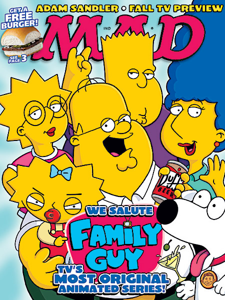 La guerre des dessins animés (Simpsons VS Family Guy VS SouthPark)