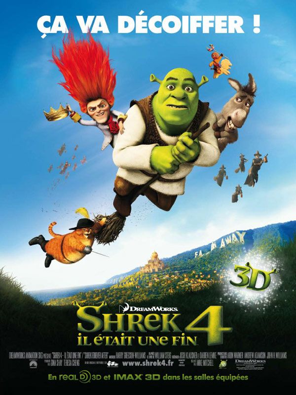 L'affiche du film Shrek 4