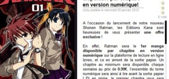 Comment Kana va foirer le passage à la lecture numérique de Mangas