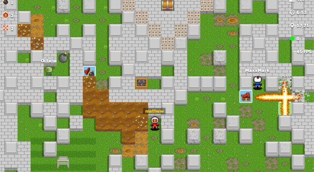 bombermine jeu en ligne bomberman