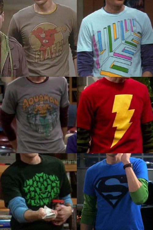 Sheldon Tee Shirts The Big Bang Theory Geek