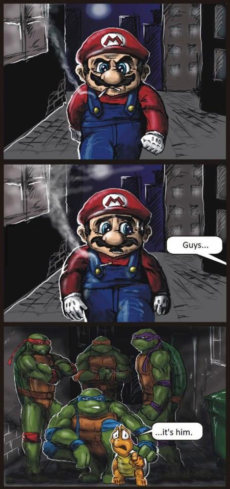 mario VS tortues ninja