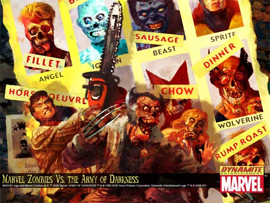 comics Marvel Zombies VS Army of Darkness