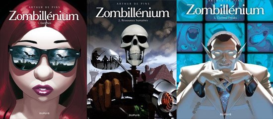 zombiellenium arthur de pins couvertures.