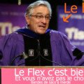 Robert de niro qui prone le flex office