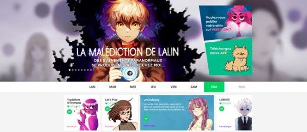 Webtoons La plateforme de BD en ligne Webtoon est disponible en français