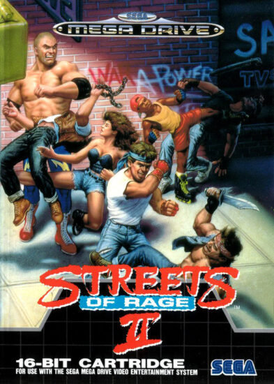Street of rage 2 megadrive jaquette jeu