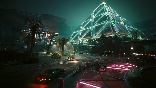 Cyberpunk 2077 DLC : Phantom Liberty 2023 ville la nuit