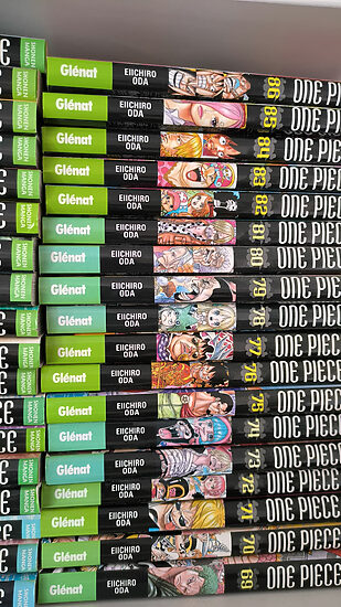 couvertures mangas décolorées